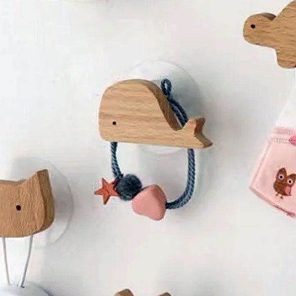 Wooden Wall Hooks – Animal Designs – Scandinavian Style